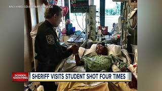 Survivor of Florida school shooting used his body as human shield to protect classmates
