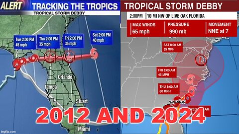 Holy DÉJÀ VU NEO - 2 Debby Floods 12 Years Apart!