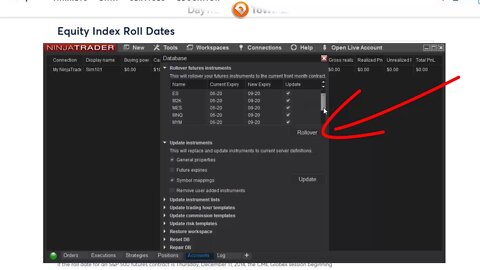 How to Rollover Futures Contract Ninja Trader Step by Step