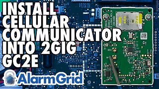 Installing A Cellular Communicator Into A 2GIG GC2e