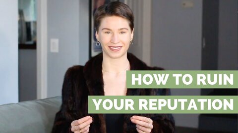 Is It Time To Ruin Your Reputation?