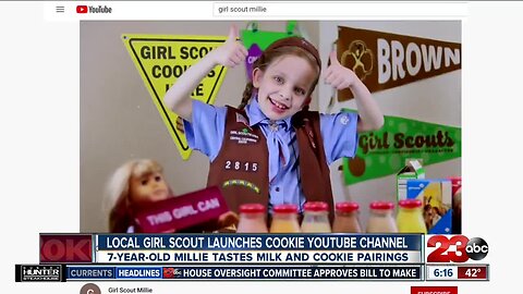 Local girl scout launches cookie tasting Youtube channel