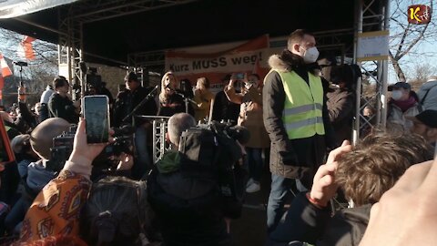 Edit spricht auf der Wiener Demo "Für die Freiheit" am 6. März 2021 - 5. Teil