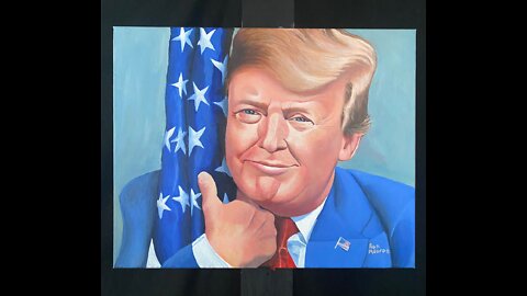 President Trump Painting