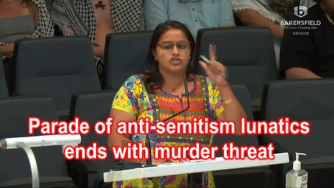 Parade of anti-semitic lunatics ends with murder threat