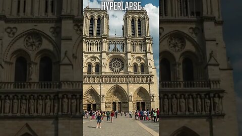Hyperlapse Notre Dame , Paris