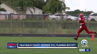 Palm Beach County referee boycott 8/13