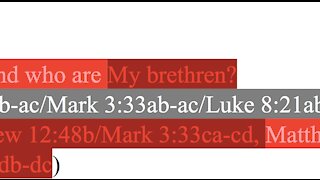 137. Part 2 of Jesus being told that His family arrived. Matthew 12:48-49, Mark 3:33-34, Luke 8:21