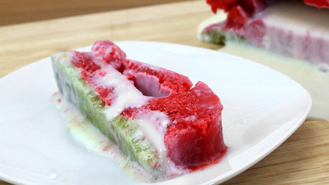 Refreshing strawberry-kiwi creamsicle recipe