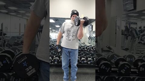 Biceps 💪 Dumbbell Curls, Crazy 🤪 old man