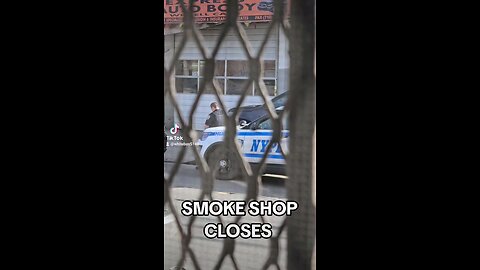 Smoke Shop Closed by Police