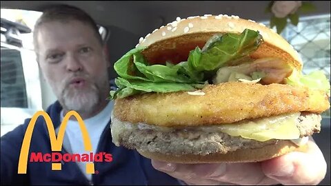 McDonalds Cheesy Beef Burger Review - New McDonalds Cheesy Range Burgers