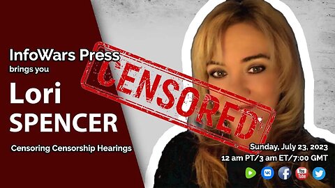 Special Report: Lori Spencer on Censoring a Censorship Hearing