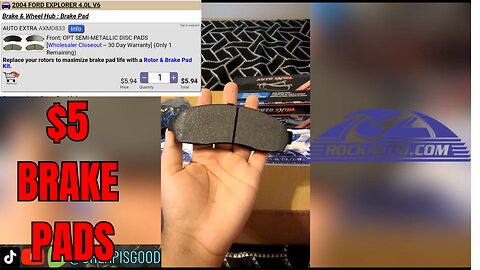 Cheapest Brake Pads I Can Find @cheapisgood (Ford Explorer) Unboxing