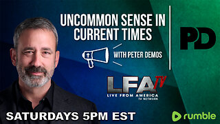 Guest Dr. Peter McCullough | UNCOMMON SENSE IN CURRENT TIMES | 3.2.24 @5pm EST