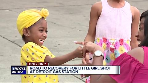 Months after shooting, 3-year-old Detroit girl shot in head recovering with community support