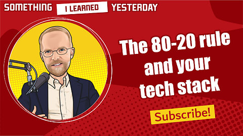 207: Mr. Pareto meets your tech stack