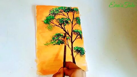 Scenery Painting Step By Step Acrylic Painting #7
