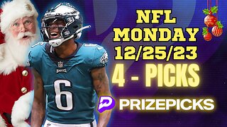 PRIZEPICKS | BEST PICKS WEEK 16 #NFL MONDAY | 12/25/23 | PROP BETS | #BESTBETS | #FOOTBALL | TODAY