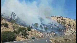 #HighwayFire covering 1,500 acres, evacuation orders in place