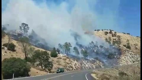 #HighwayFire covering 1,500 acres, evacuation orders in place