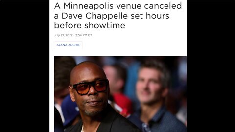 Minneapolis Theater Cancels Dave Chappelle (comedian K-von reacts)