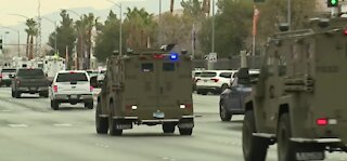 Shootout with police in Las Vegas