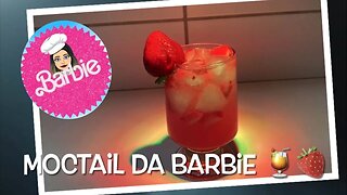 Mocktail sem Álcool da Barbie - Receita da Barbie - Filme da Barbie Fenômeno 2023