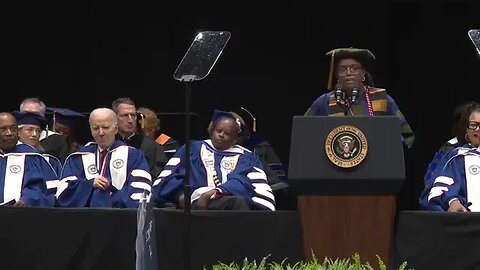 🎈 Joe Biden Has Difficulty Sitting Still At Howard University Commencement Ceremony