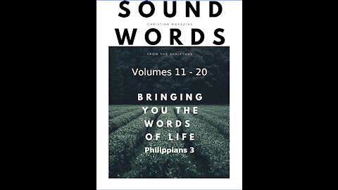 Sound Words, Philippians 3 & The Path of Separation