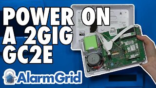 Powering On the 2GIG GC2e
