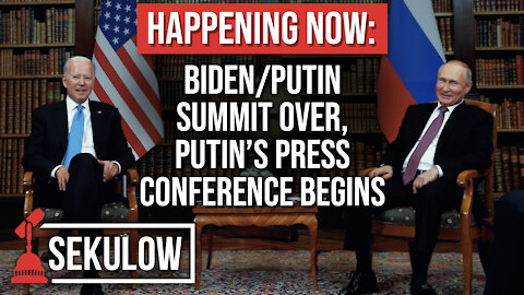 HAPPENING NOW: Biden/Putin Summit Over, Putin’s Press Conference Begins