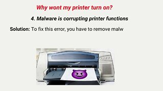 How to fix if a printer Won't turn On [4 Easy Steps] [HP, Brother , Canon, Epson]