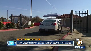San Diego military bases boost security