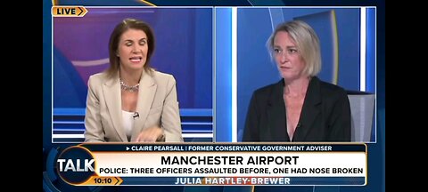 BASED UK COP STOMPS OUT A TERRORIST AT MANCHESTER AIRPORT