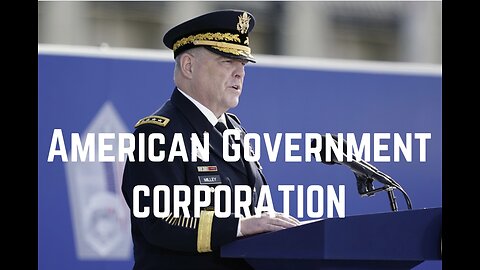 General Mark Milley: American Government CORPORATION