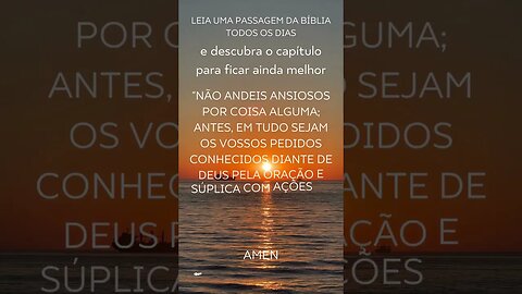 Leia uma passagem da Bíblia todos os dias! #Bible #WordOfGod #Scripture #Faith #Inspiration #Amen