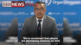 TEDROS ADMITS "MORONIC" VARIANT IS MILD, YET SAYS "VACCINES" WON'T STOP IT" - 5597