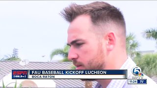 Austin Gomber back at FAU for baseball kickoff luncheontin Gomber back at FAU