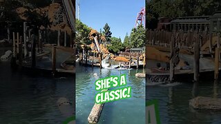 Timber Mountain Log Rideat Knott’s Berry Farm #knotts #logride