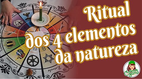 Os 4 elementos da natureza ritual