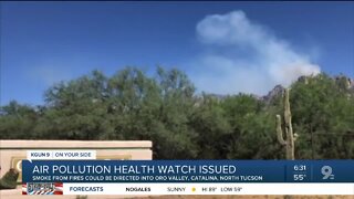 Wildfires affecting air quality