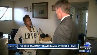Single mother in Denver says apartment manager wouldn't relocate her after unit suffered damages