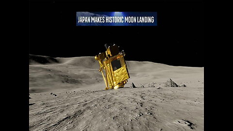 Frog News - Japan lands on moon