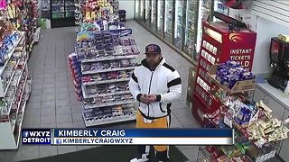 Police searching for car thief who dragged man at gas station on Detroit's west side