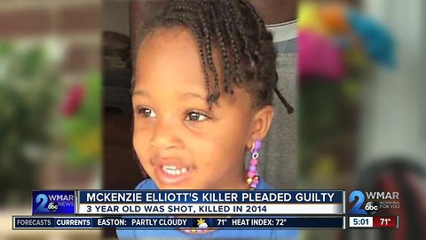 Killer of 3-year-old McKenzie Elliott pleaded guilty in federal court