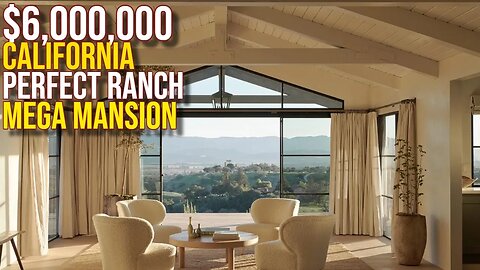 Touring $6,000,000 California Valley Ranch Mega Mansion