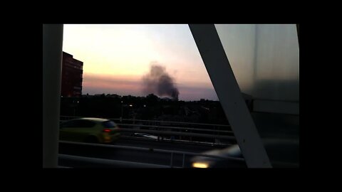 Incendiu in București
