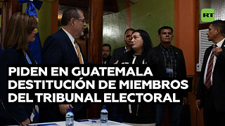 Piden suspender a miembros del Tribunal Supremo Electoral de Guatemala tras denuncia de la Fiscalía