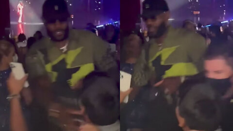 LeBron James BLASTED For Pushing Fan At Concert Who Got WAY Too Close To Him